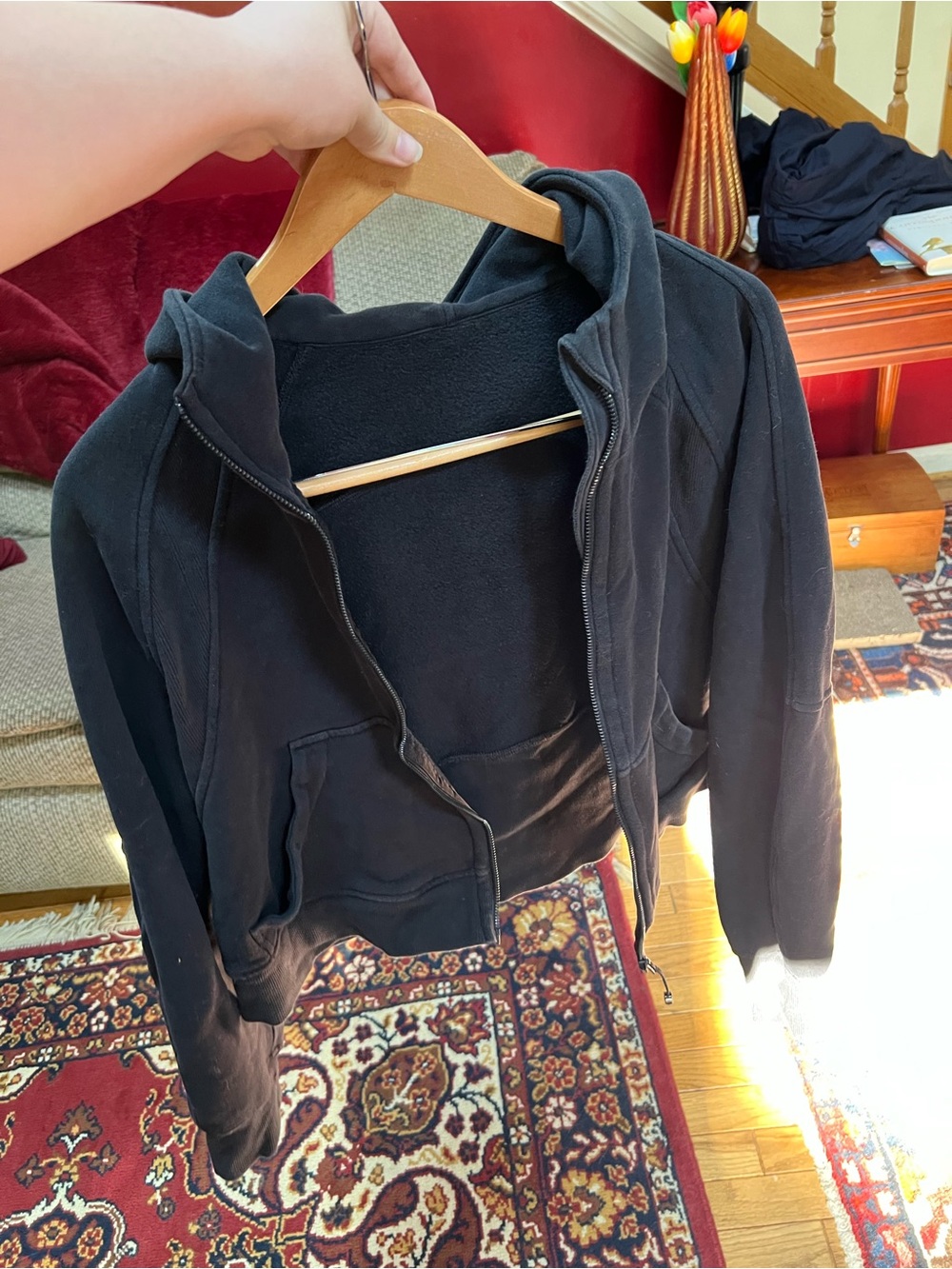 Lululemon Black Women's Zip-Up Hoodie Jacket